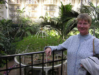 One of the atriums in the Opryland Hotel