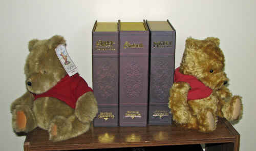 Two Winnie the Pooh bears by Gund