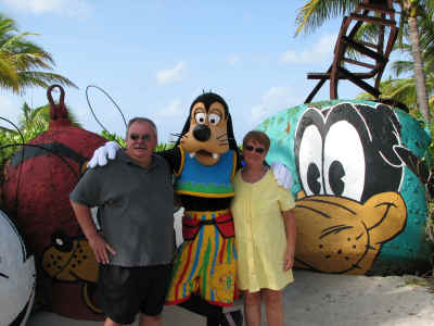 A photo-op with Goofy