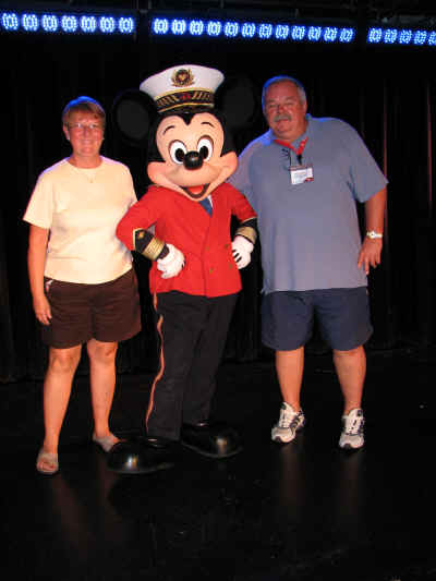 Mickey with Gary and I