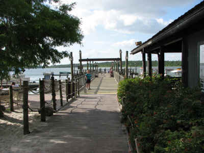 The dock at Fort Wilderness