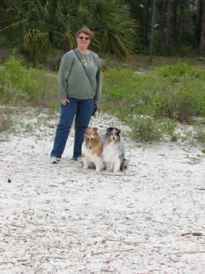 The dogs at South Beach.