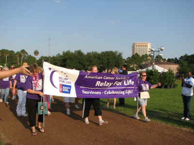 The first lap of the relay.