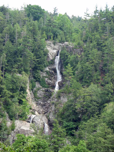 A waterfall along highway 73