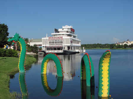 The much-photographed Lego sea serpent
