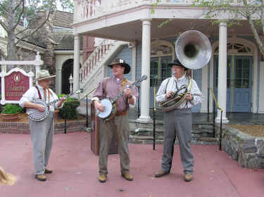 On our way through Liberty Square we met this bluegrass band