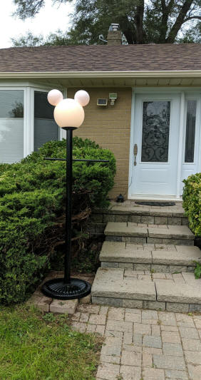Mickey Mouse Lamp Post