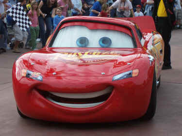 Lightning McQueen dropped by for a photo-op